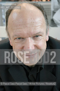 French writer Guy Goffette at the Salon du Livre (Book Fair) in Paris, March 2006..Copyright©Pascal Saez.Pascal Saez/Writer Pictures/Rosebud2
