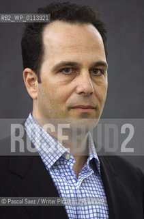 Writer Philip Gourevitch, editor of the Paris Review and author of We wish to inform you that  tomorrow we will be killed with our families , here at the Edinburgh International Book Festival 2007...Copyright©Pascal Saez/Writer Pictures/Rosebud2