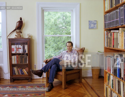 Philip Gourevitch , Writer and Editor of The Paris Review. Photographed at home in New York in March 2005...Copyright©Katie Murray/Writer Pictures/Rosebud2
