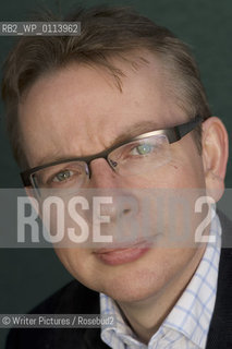 Michael Gove,political columist. CREDIT Geraint Lewis
©Writer Pictures/Rosebud2