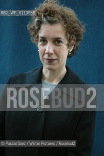 Writer Rebecca Gowers, author of When To Walk, at the Edinburgh International Book Festival 2007. ..Copyright©Pascal Saez/Writer Pictures/Rosebud2