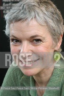 Writer Sylvie Granotier at the Salon du Livre (Book Fair) in Paris, March 2006..Copyright©Pascal Saez.Pascal Saez/Writer Pictures/Rosebud2