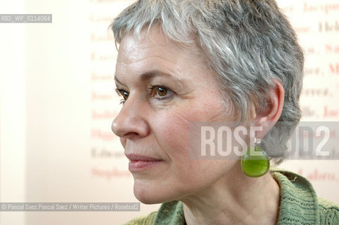 Writer Sylvie Granotier at the Salon du Livre (Book Fair) in Paris, March 2006..Copyright©Pascal Saez.Pascal Saez/Writer Pictures/Rosebud2