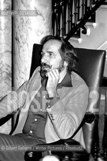 Charles L. Grant, American science-fiction writer, at Fantasycon XI in Birmingham, UK, on October 30, 1986. ..©Gilbert Gallerne/Writer Pictures/Rosebud2