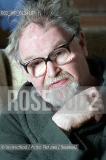 Author and Illustrator Alasdair Gray at home in Glasgow.4th October 2007..Copyright©Ian MacNicol/Writer Pictures/Rosebud2