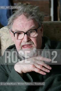 Author and Illustrator Alasdair Gray at home in Glasgow.4th October 2007..Copyright©Ian MacNicol/Writer Pictures/Rosebud2