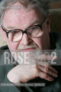 Author and Illustrator Alasdair Gray at home in Glasgow.4th October 2007..Copyright©Ian MacNicol/Writer Pictures/Rosebud2
