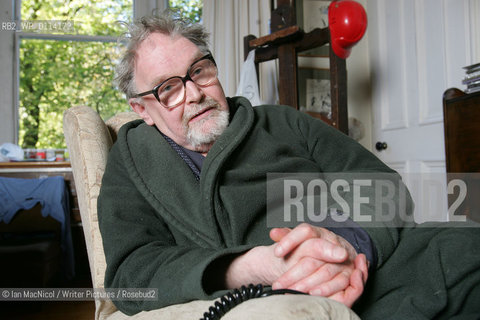 Author and Illustrator Alasdair Gray at home in Glasgow.4th October 2007..Copyright©Ian MacNicol/Writer Pictures/Rosebud2