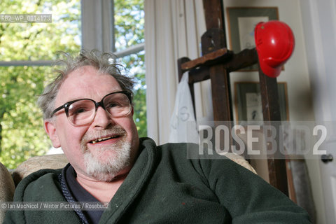 Author and Illustrator Alasdair Gray at home in Glasgow.4th October 2007..Copyright©Ian MacNicol/Writer Pictures/Rosebud2