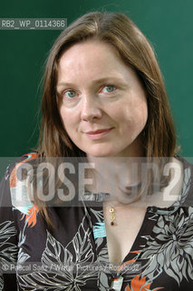 British poet Lavinia Greenlaw at the Edinburgh International Book Festival 2007. ..Copyright©Pascal Saez/Writer Pictures/Rosebud2