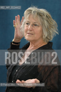 Australian-born writer and journalist Germaine Greer at the Edinburgh International Book Festival 2007. ..Copyright©Pascal Saez/Writer Pictures/Rosebud2