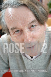 Writer Patrick Grainville at the Salon du Livre (Book Fair) in Paris, March 2006..Copyright©Pascal Saez.Pascal Saez/Writer Pictures/Rosebud2