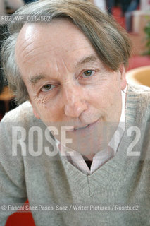 Writer Patrick Grainville at the Salon du Livre (Book Fair) in Paris, March 2006..Copyright©Pascal Saez.Pascal Saez/Writer Pictures/Rosebud2