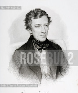 Franz Grillparzer (1791-1872) Austrian Dramatic poet..Copyright©NMG/Writer Pictures/Rosebud2