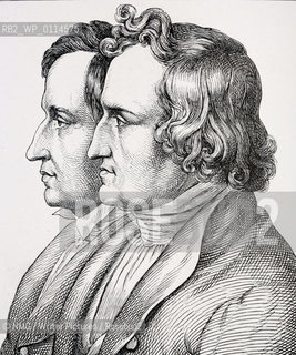 Jacob and Wilhelm Grimm ..Copyright©NMG/Writer Pictures/Rosebud2