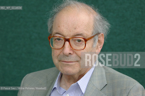 Writer, critic and editor John Gross at the Edinburgh International Book Festival...Copyright©Pascal Saez/Writer Pictures/Rosebud2