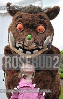 The Gruffalo, created by Julia Donaldson at Borders Book Festival, Melrose, Scottish Borders, 20/06/09...copyright©Colin Hattersley/Writer Pictures/Rosebud2