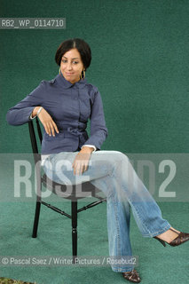 French writer Faiza Guene at the Edinburgh International Book Festival...Copyright©Pascal Saez/Writer Pictures/Rosebud2