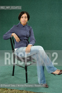 French writer Faiza Guene at the Edinburgh International Book Festival...Copyright©Pascal Saez/Writer Pictures/Rosebud2