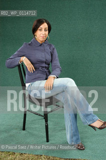 French writer Faiza Guene at the Edinburgh International Book Festival...Copyright©Pascal Saez/Writer Pictures/Rosebud2
