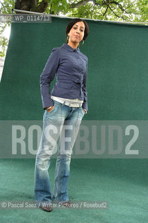 French writer Faiza Guene at the Edinburgh International Book Festival...Copyright©Pascal Saez/Writer Pictures/Rosebud2