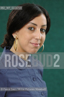 French writer Faiza Guene at the Edinburgh International Book Festival...Copyright©Pascal Saez/Writer Pictures/Rosebud2
