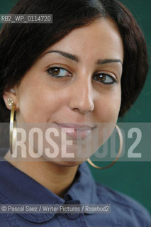 French writer Faiza Guene at the Edinburgh International Book Festival...Copyright©Pascal Saez/Writer Pictures/Rosebud2
