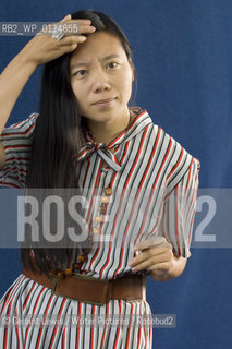 Xiaolu Guo ,Chinese author and filmaker.Hrer novels include 20 Fragments of a Ravenous Youth and A Concise Chinese-English Dictionary for Lovers.CREDIT Geraint LewisXiaolu Guo..Copyright©Geraint Lewis/Writer Pictures/Rosebud2