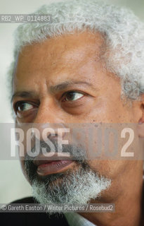 Abdul Razak Gurnah, photographed at The Edinburgh Book Festival 2005..copyright©Gareth Easton/Writer Pictures/Rosebud2