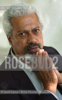 Abdul Razak Gurnah, photographed at The Edinburgh Book Festival 2005..copyright©Gareth Easton/Writer Pictures/Rosebud2