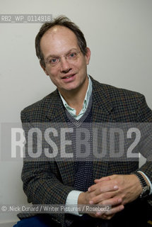 Don Guttenplan, London-based American writer and commentator, pictured at the Free Word Centre, London, UK, October 25, 2010..©.Nick Cunard/Writer Pictures/Rosebud2