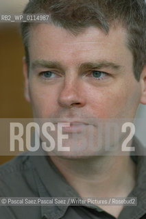 British writer Mark Haddon, author of The Curious Incident of the Dog in the Night-Time, which won numerous awards, among which the Whitbread Book of the Year 2004. Here at the Edinburgh International Book Festival 2004.                                ..Copyright©Pascal Saez.Pascal Saez/Writer Pictures/Rosebud2