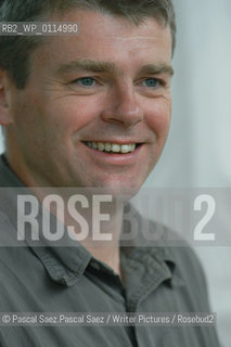 British writer Mark Haddon, author of The Curious Incident of the Dog in the Night-Time, which won numerous awards, among which the Whitbread Book of the Year 2004. Here at the Edinburgh International Book Festival 2004.                                ..Copyright©Pascal Saez.Pascal Saez/Writer Pictures/Rosebud2