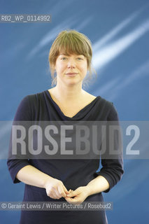 Jen Hadfield, British author and writer at the Edinburgh International Book Festival on August 30, 2010..Copyright©Geraint Lewis/Writer Pictures/Rosebud2