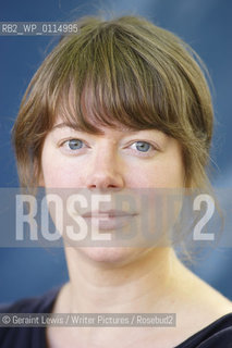 Jen Hadfield, British author and writer at the Edinburgh International Book Festival on August 30, 2010..Copyright©Geraint Lewis/Writer Pictures/Rosebud2