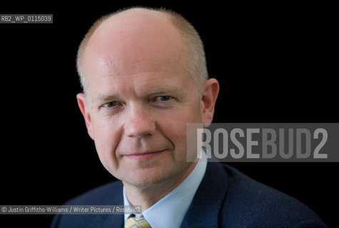 William Hague pictured at the Guardian Hay Festival where he is speaking about his biography of the great abolitionist William Wilberforce...copyright©Justin Griffiths-Williams/Writer Pictures/Rosebud2