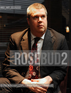 Daniel Handler - author of the Lemony Snicket.  Photographed  at the Queens Hall in Edinburgh reading to children and book signing copies of the books...copyright©Phil Wilkinson/TSPL/Writer Pictures/Rosebud2