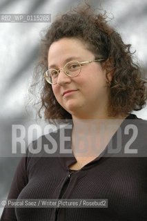 Poet and writer Sophie Hannah at the Edinburgh International Book Festival 2007. ..Copyright©Pascal Saez/Writer Pictures/Rosebud2