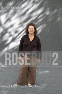 Poet and writer Sophie Hannah at the Edinburgh International Book Festival 2007. ..Copyright©Pascal Saez/Writer Pictures/Rosebud2
