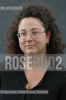Poet and writer Sophie Hannah at the Edinburgh International Book Festival 2007. ..Copyright©Pascal Saez/Writer Pictures/Rosebud2