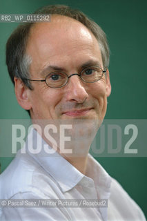 Writer and plant biologist Nicholas Harberd, author of Seed to Seed, at the Edinburgh International Book Festival 2007. ..Copyright©Pascal Saez/Writer Pictures/Rosebud2