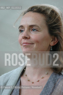 24 August 2005-Edinburgh,UK- British writer Justine Hardy, author of the novel Bollywood Boy..at the Edinburgh International Book Festival..Copyright©Pascal S/Writer Pictures/Rosebud2