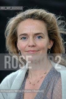 24 August 2005-Edinburgh,UK- British writer Justine Hardy, author of the novel Bollywood Boy..at the Edinburgh International Book Festival..Copyright©Pascal S/Writer Pictures/Rosebud2