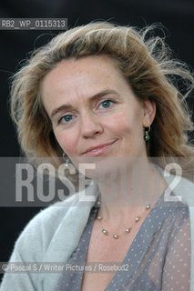 24 August 2005-Edinburgh,UK- British writer Justine Hardy, author of the novel Bollywood Boy..at the Edinburgh International Book Festival..Copyright©Pascal S/Writer Pictures/Rosebud2