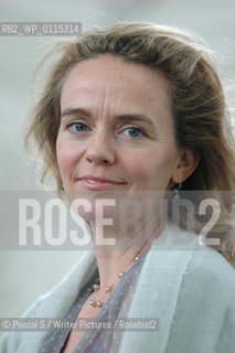 24 August 2005-Edinburgh,UK- British writer Justine Hardy, author of the novel Bollywood Boy..at the Edinburgh International Book Festival..Copyright©Pascal S/Writer Pictures/Rosebud2