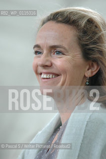 24 August 2005-Edinburgh,UK- British writer Justine Hardy, author of the novel Bollywood Boy..at the Edinburgh International Book Festival..Copyright©Pascal S/Writer Pictures/Rosebud2