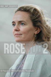 24 August 2005-Edinburgh,UK- British writer Justine Hardy, author of the novel Bollywood Boy..at the Edinburgh International Book Festival..Copyright©Pascal S/Writer Pictures/Rosebud2