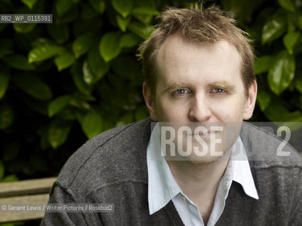 Nick Harkaway  , novelist and Screenwriter photographed at his London home....Copyright©Geraint Lewis/Writer Pictures/Rosebud2