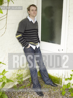 Nick Harkaway  , novelist and Screenwriter photographed at his London home....Copyright©Geraint Lewis/Writer Pictures/Rosebud2