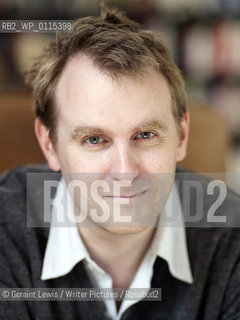 Nick Harkaway  , novelist and Screenwriter photographed at his London home....Copyright©Geraint Lewis/Writer Pictures/Rosebud2